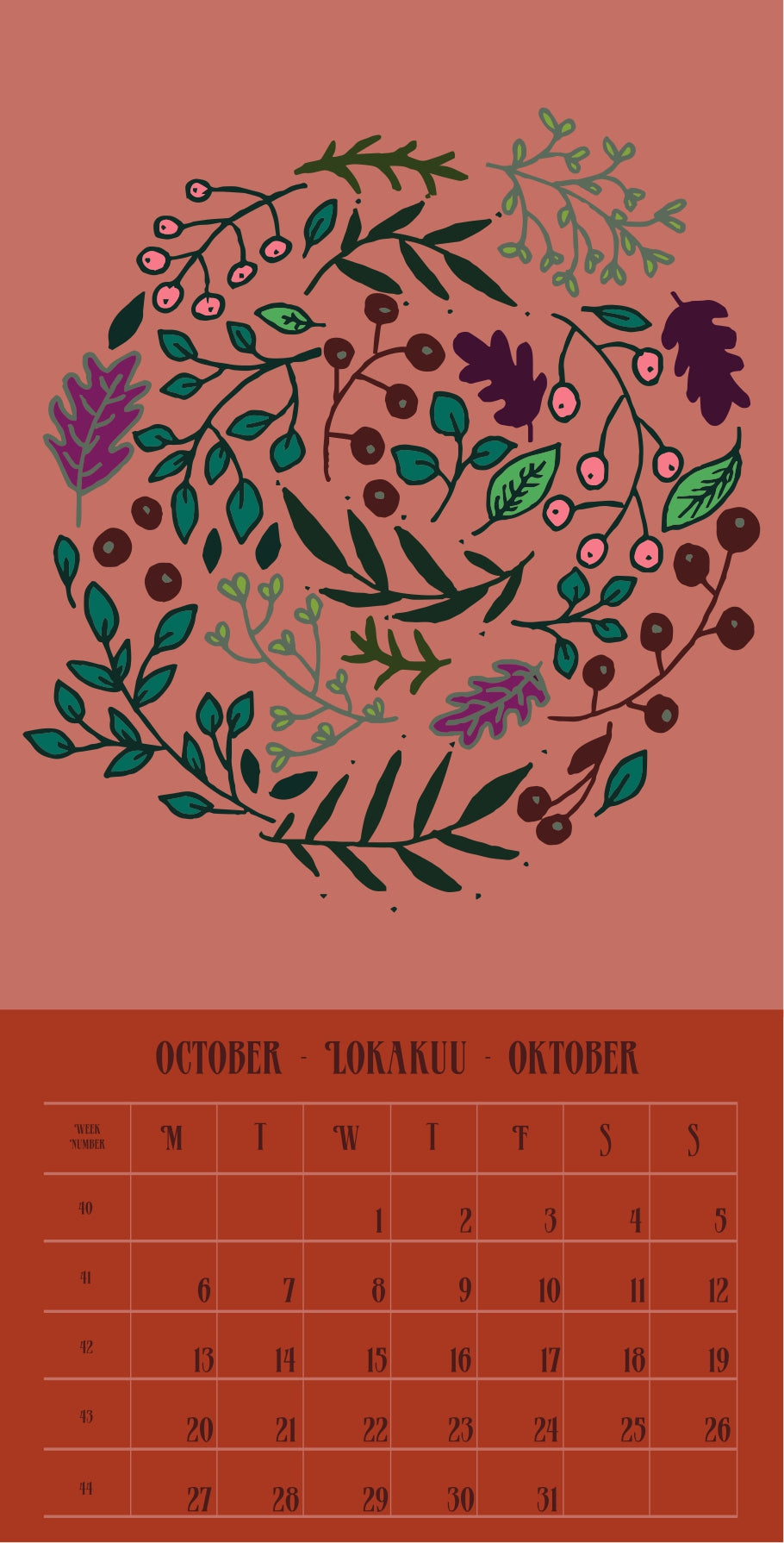 Wall Calendar - 2025