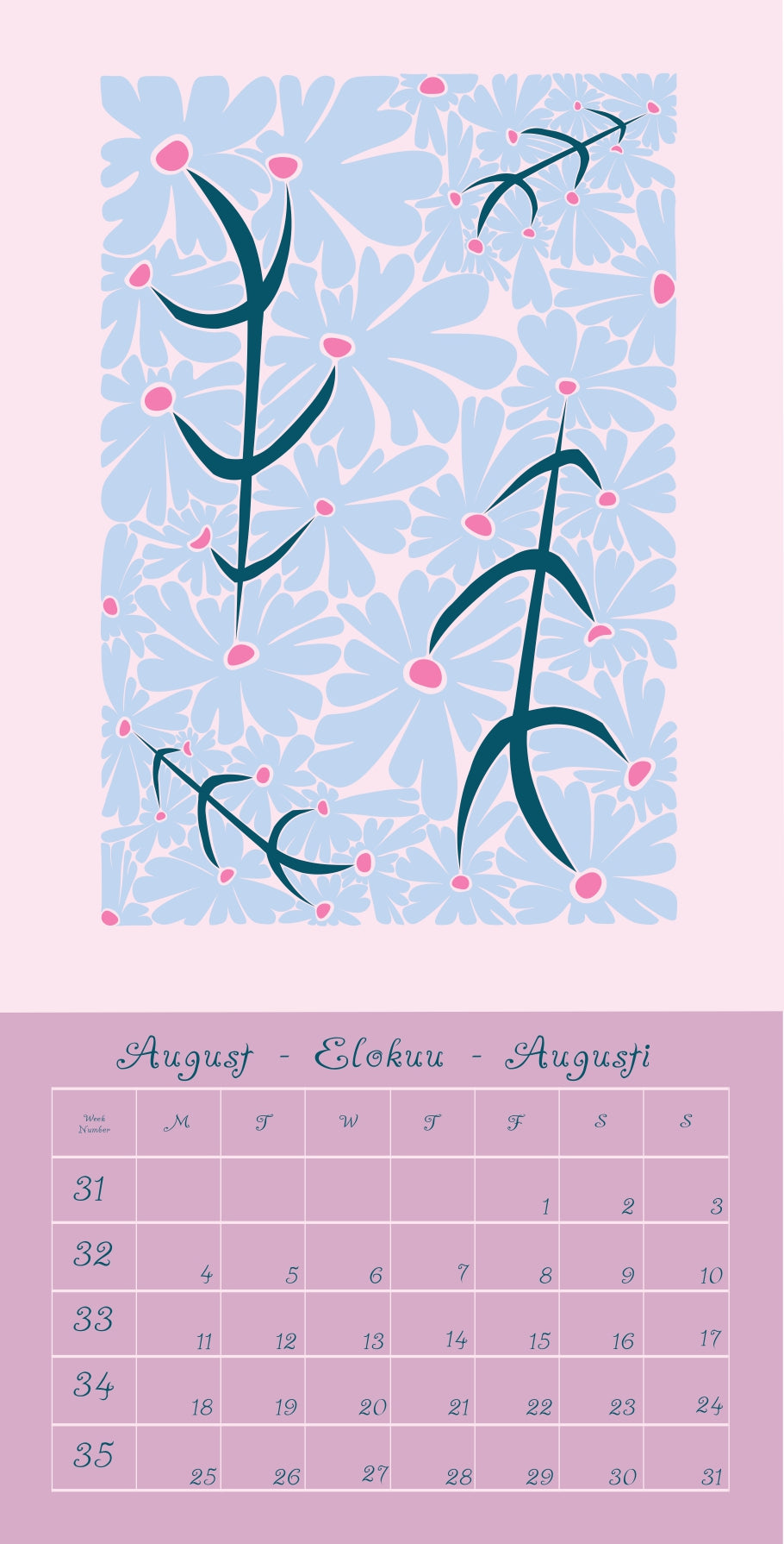 Wall Calendar - 2025