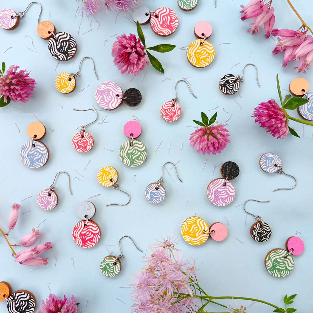 Aallokko Color Earrings