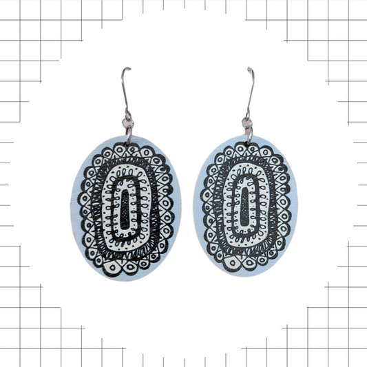 Uni Earrings Baby blue