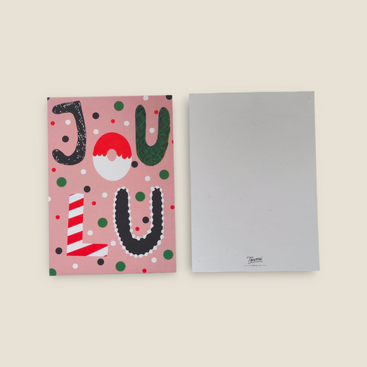 JOU LU Postcard Dusty Rose