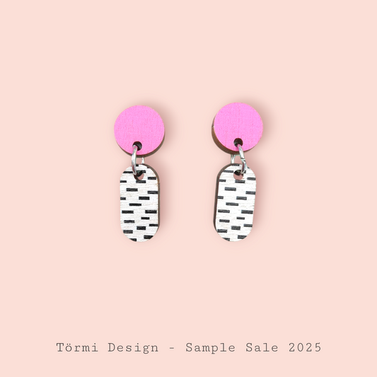 Koivu Earrings Pink