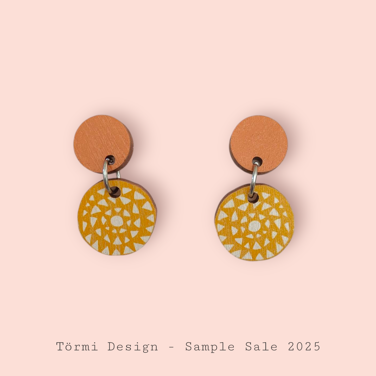 Aurinko Color Earrings Orange/Yellow