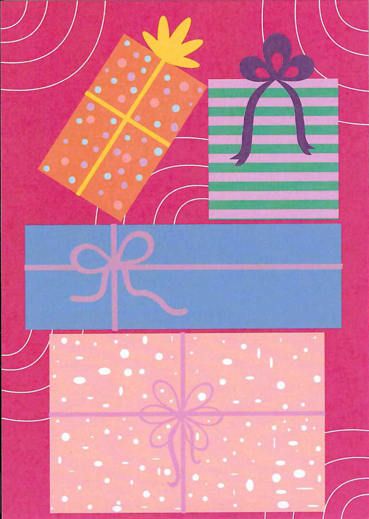 Paketit Red Postcard