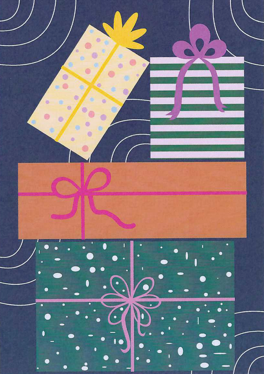 Paketit Blue Postcard