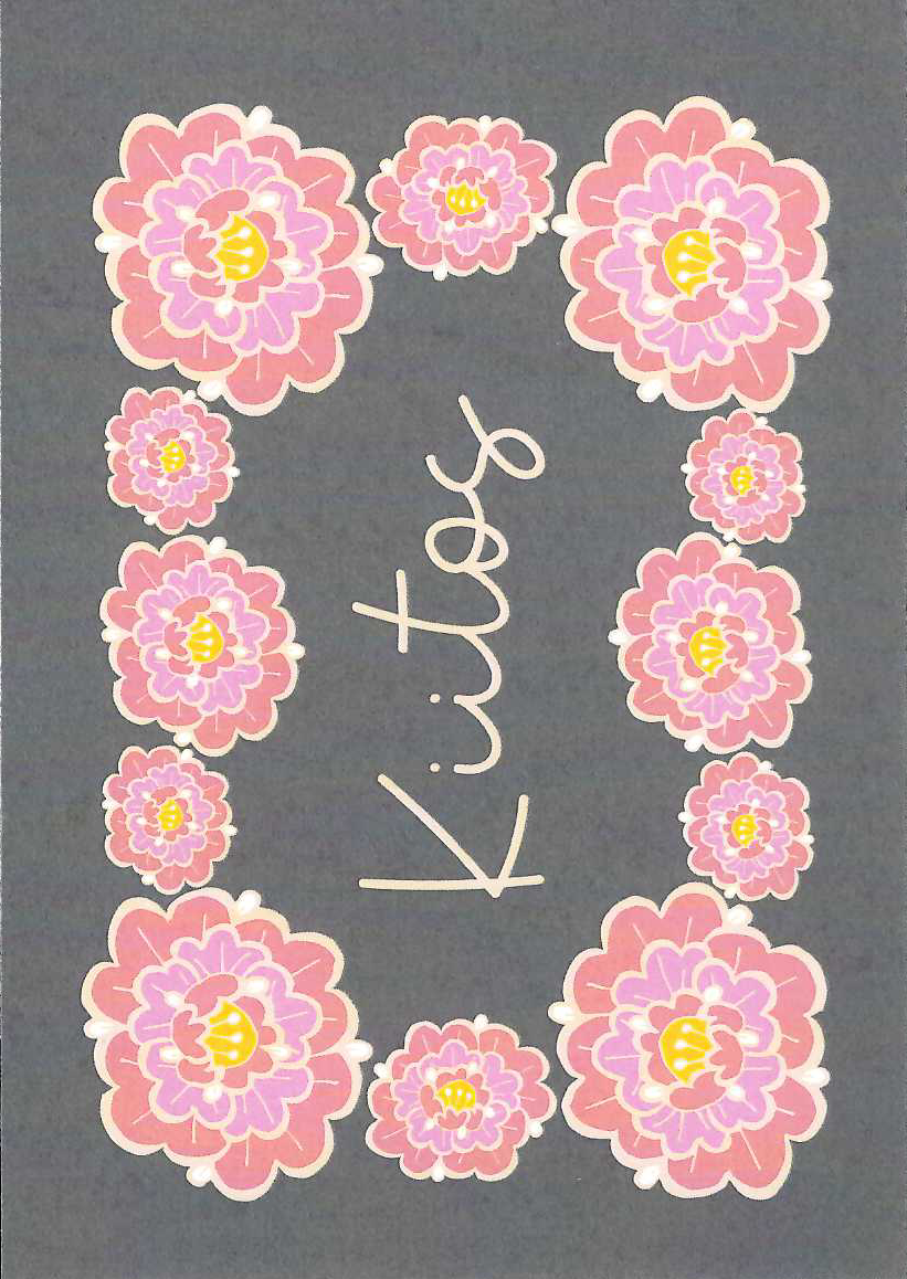 Kiitos Pioni Postcard