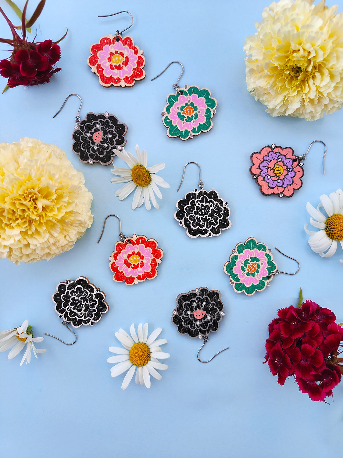 Pioni Earrings