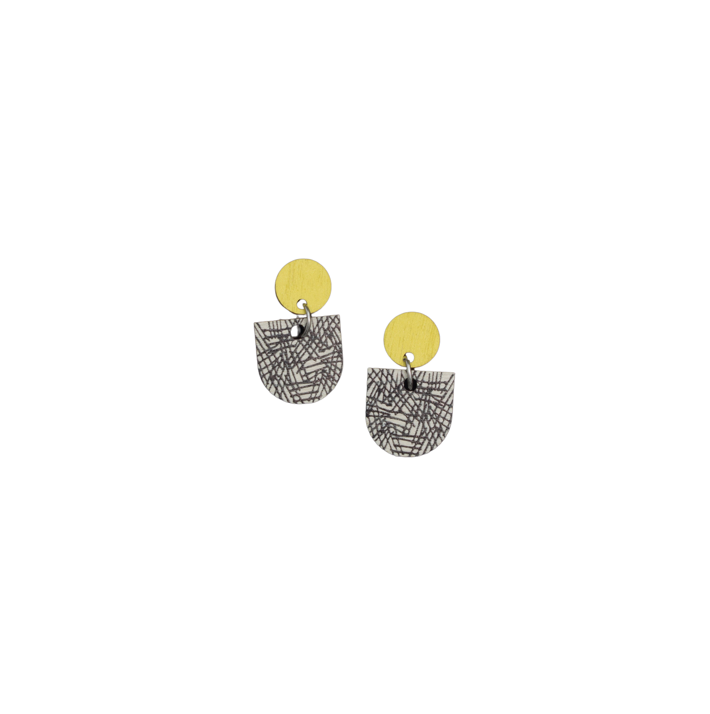 Tilkku örhängen Lime/gray
