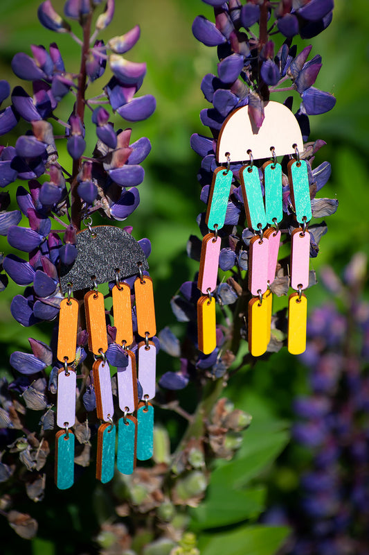 Meduusa Earrings Coral