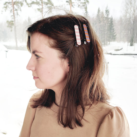 Viiru Hair clip pink/Light Blue