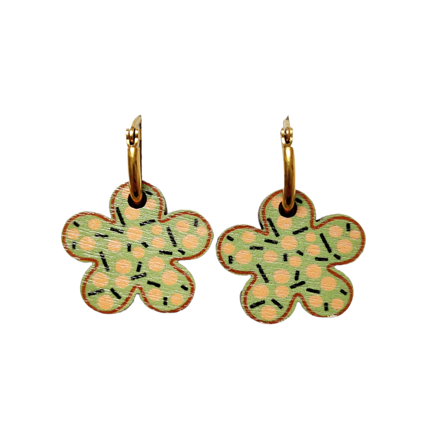 Kaunokainen Hoop Earrings Gold