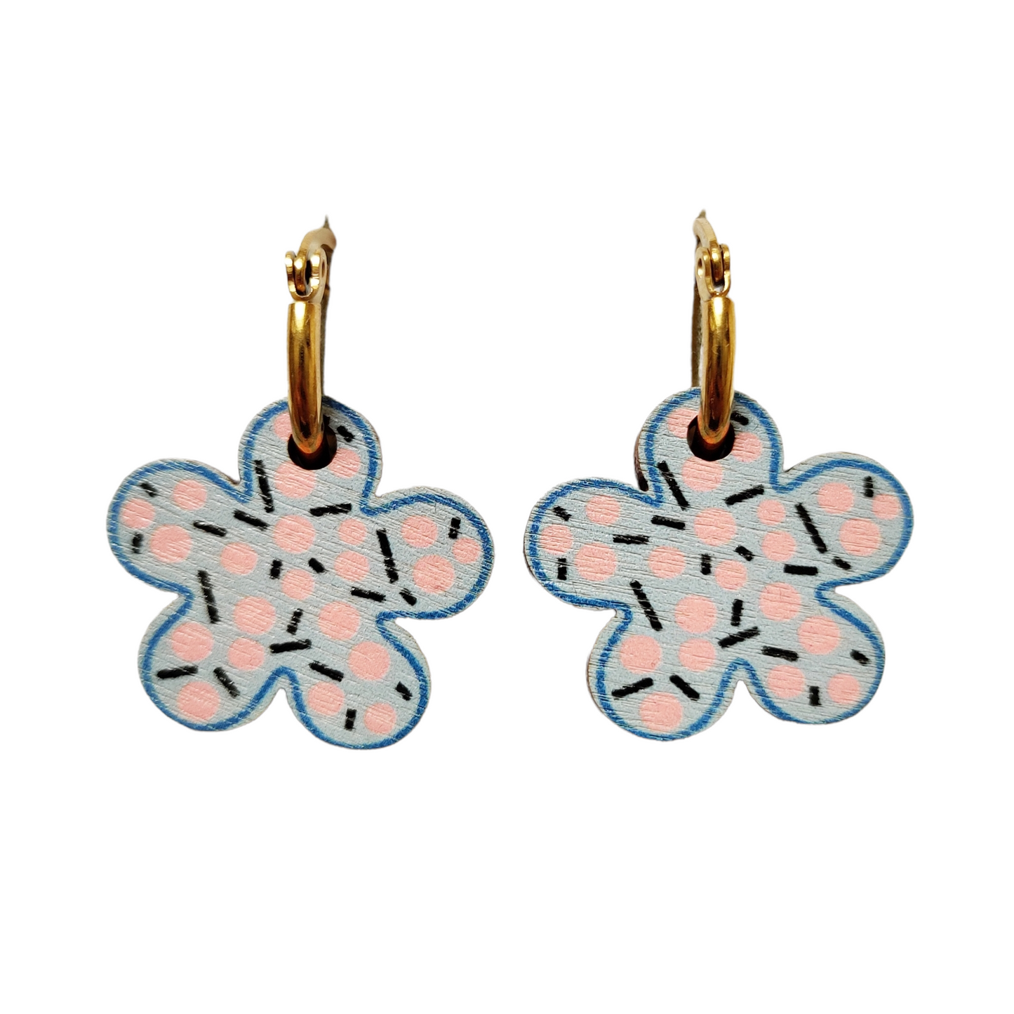 Kaunokainen Hoop Earrings Gold