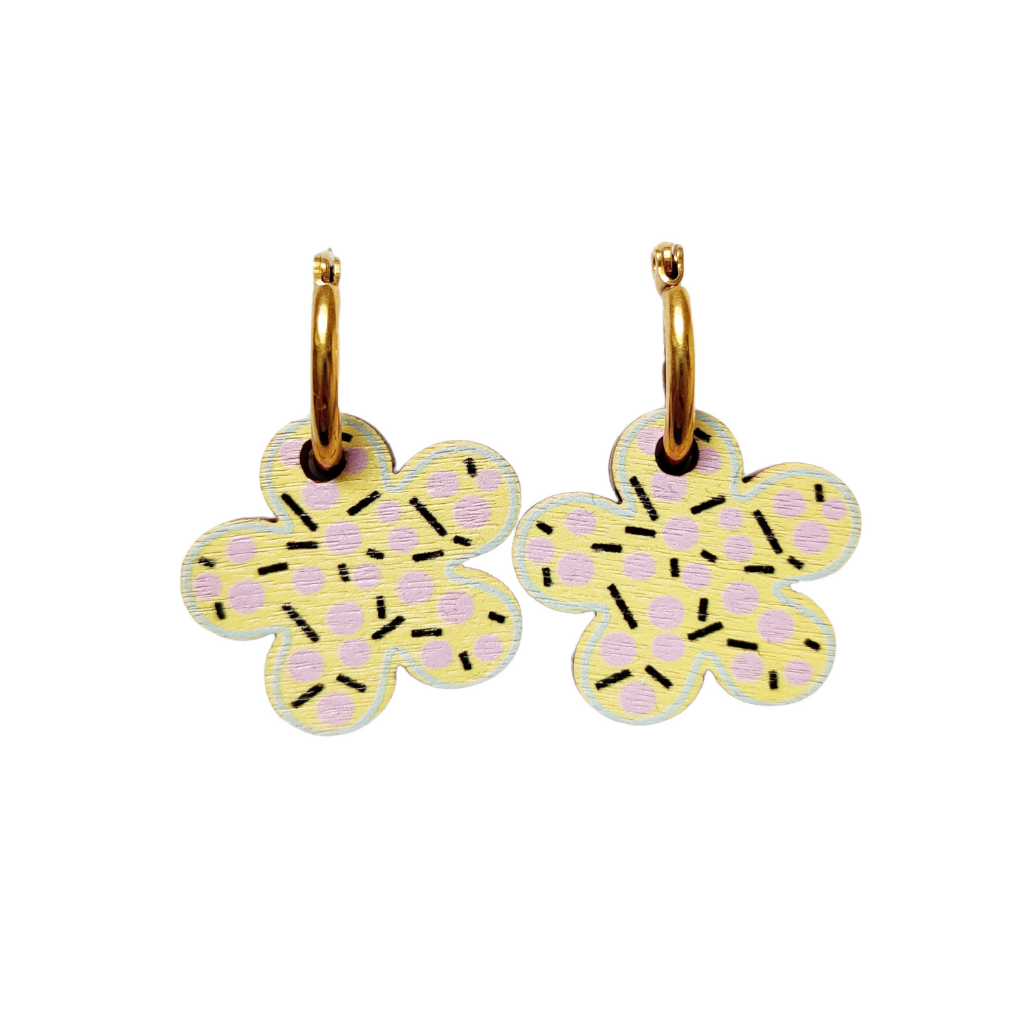 Kaunokainen Hoop Earrings Gold