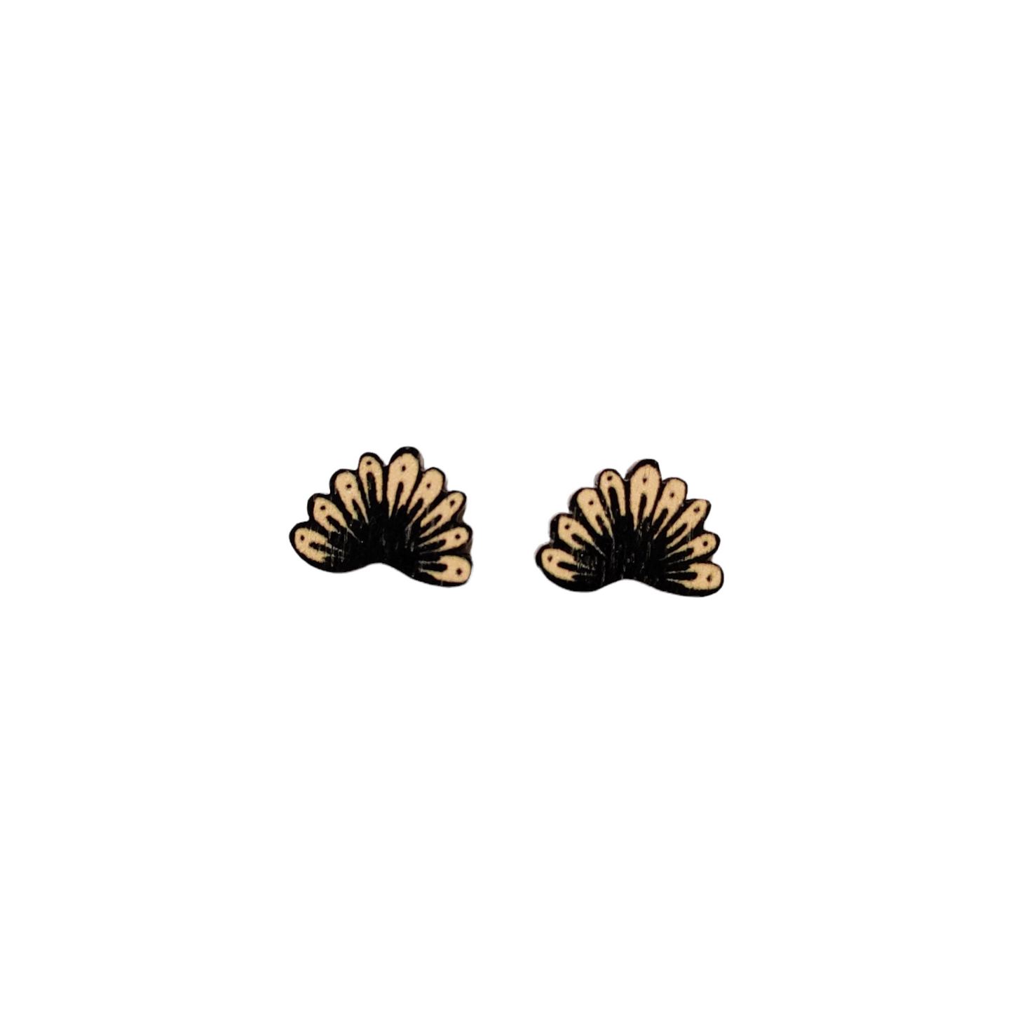 Kastanja mini earrings