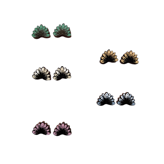 Kastanja mini earrings