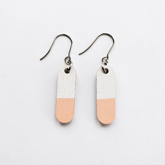 Pastilli örhängen Persika