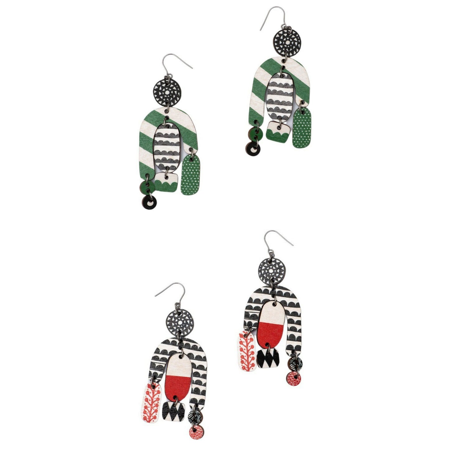CHRISTMAS EDITION: Kaura Midi Earrings Punainen-