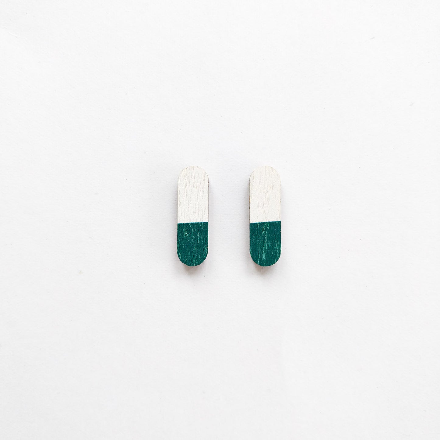 Pastilli mini Earrings Green