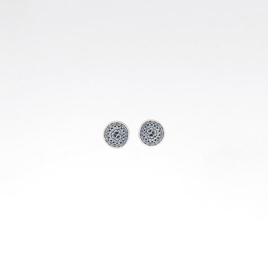 Sydänkäpy Mini Earrings Black and White