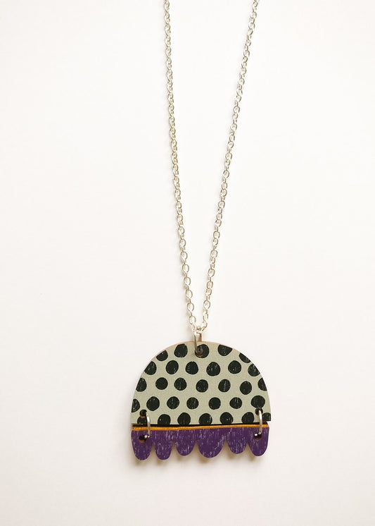 Kissankello Necklace Black/Purple