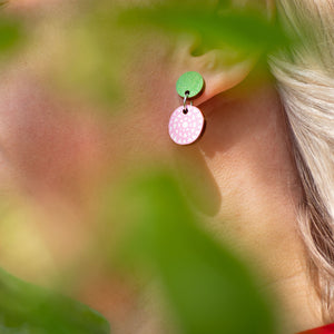 Aurinko Color Earrings Orange/Pink