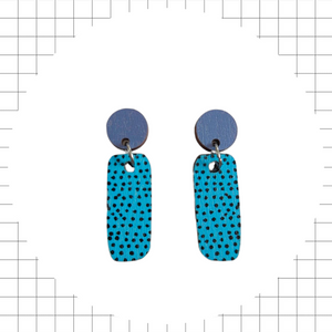 Kudelma Earrings Lavender/Turquoise