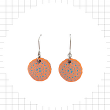 Sydänkäpy Earrings Peach/Blue