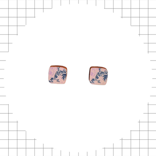 Palmu Stud Earrings Lavender