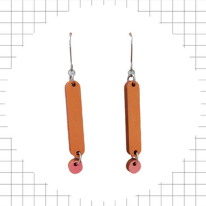 Kärki Earrings Orange/Pink