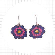 Pioni Earrings Blue/Pink