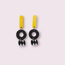 Sirkus Earrings Yellow/Black