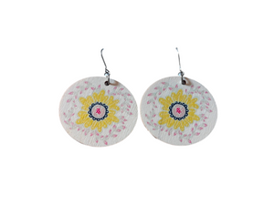 Daalia Earrings Light yellow