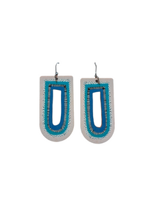 Lovi Earrings Light pink/Turquoise