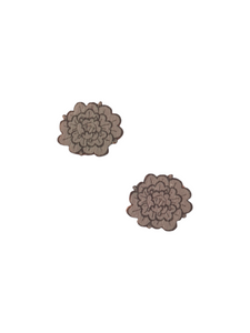 Pioni Mini Earrings gray