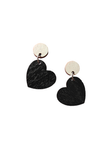 Onni Earrings White/Black