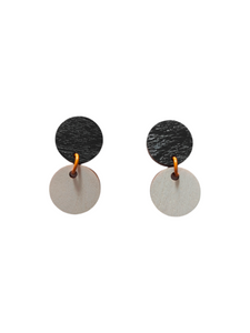 Lumipallo Earrings Black/White