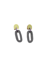 Namu Earrings Yellow/Lila/Gray