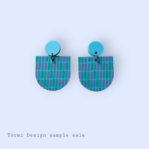 Mosaiikki Earrings Baby blue