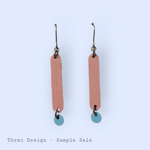 Kärki Earrings pink/blue