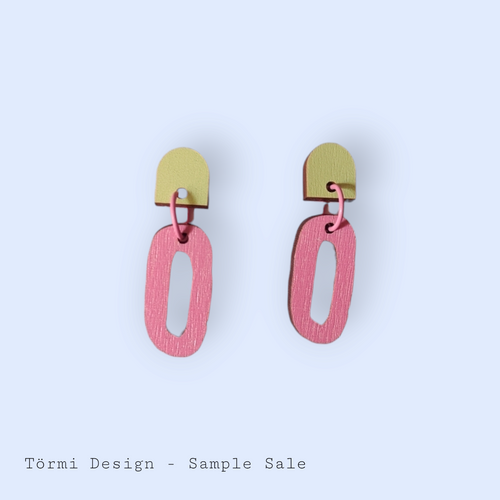 Namu Earrings Light yellow/pink