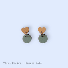 Pala Earrings Peach/Mint