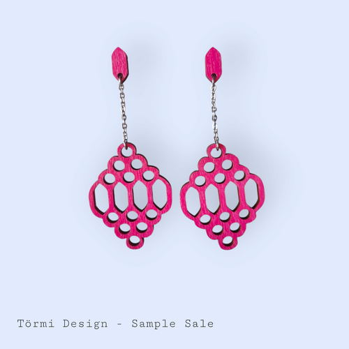 Kenno Earrings Fuchsia