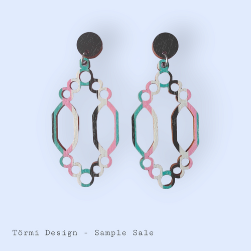 Humu Earrings Black