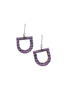 Kolo Earrings Purple/Black