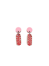 Köynnös Earrings pink/red