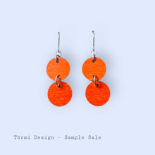 Satu Earrings Orange