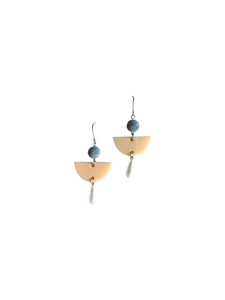 Limited Edition: Sievä Earrings Gray/Cream