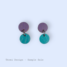 Marja Earrings Purple/Green