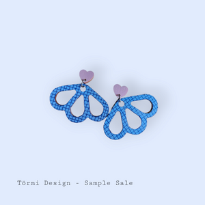 Tuomi Earrings Lavender/Blue