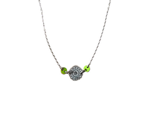 Toive Necklace Gray/Lime